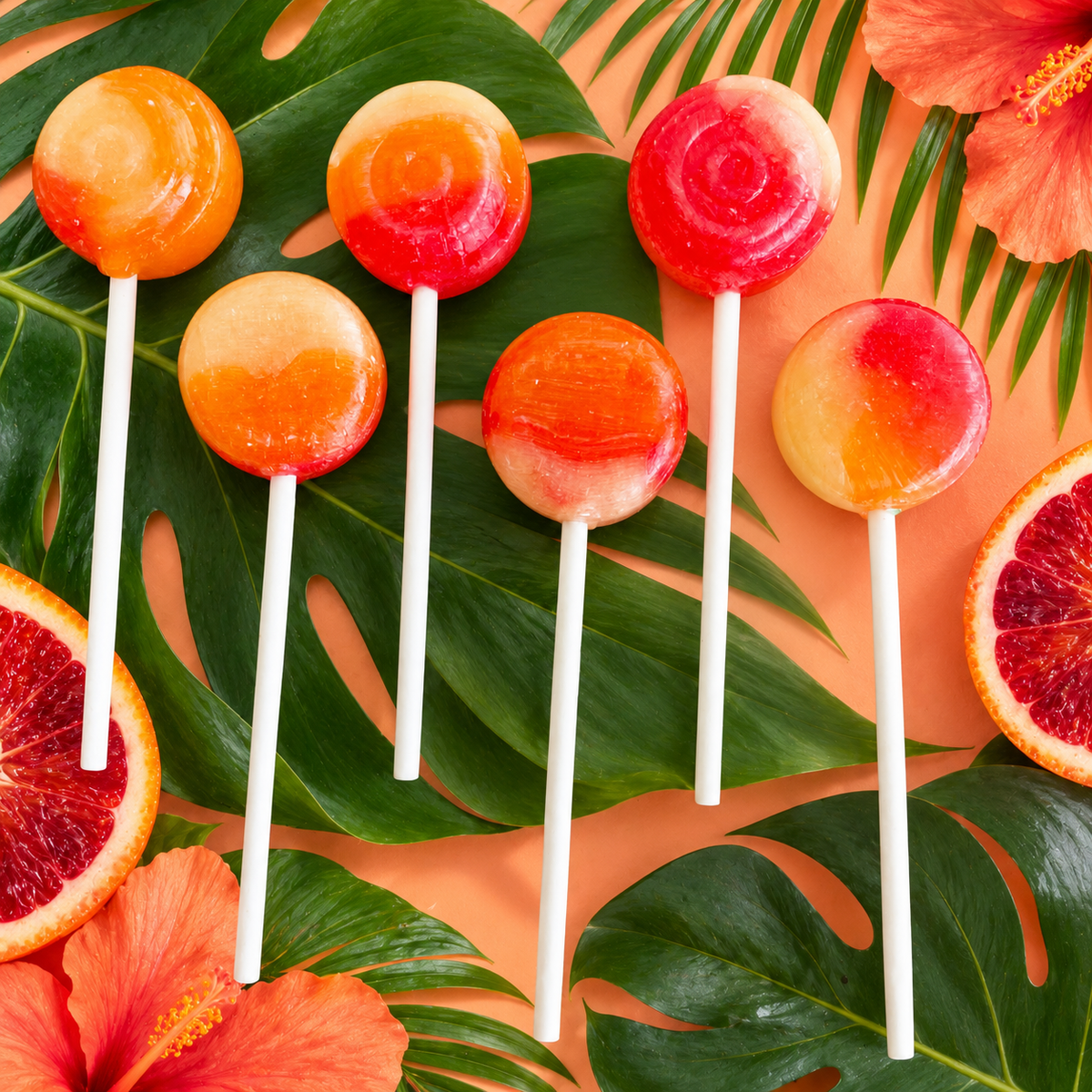 Blood Orange Kava Lollipops – 6 Count