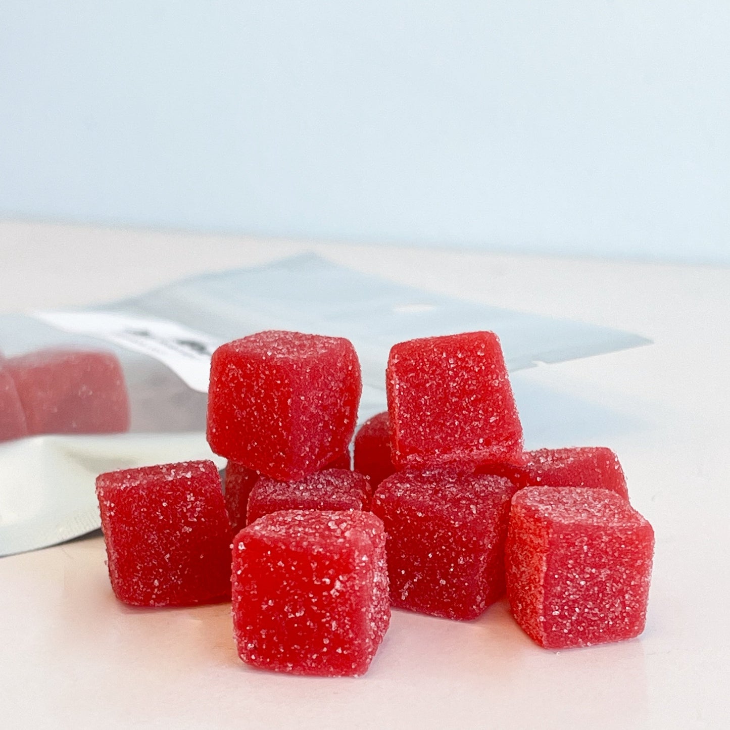 red gummies